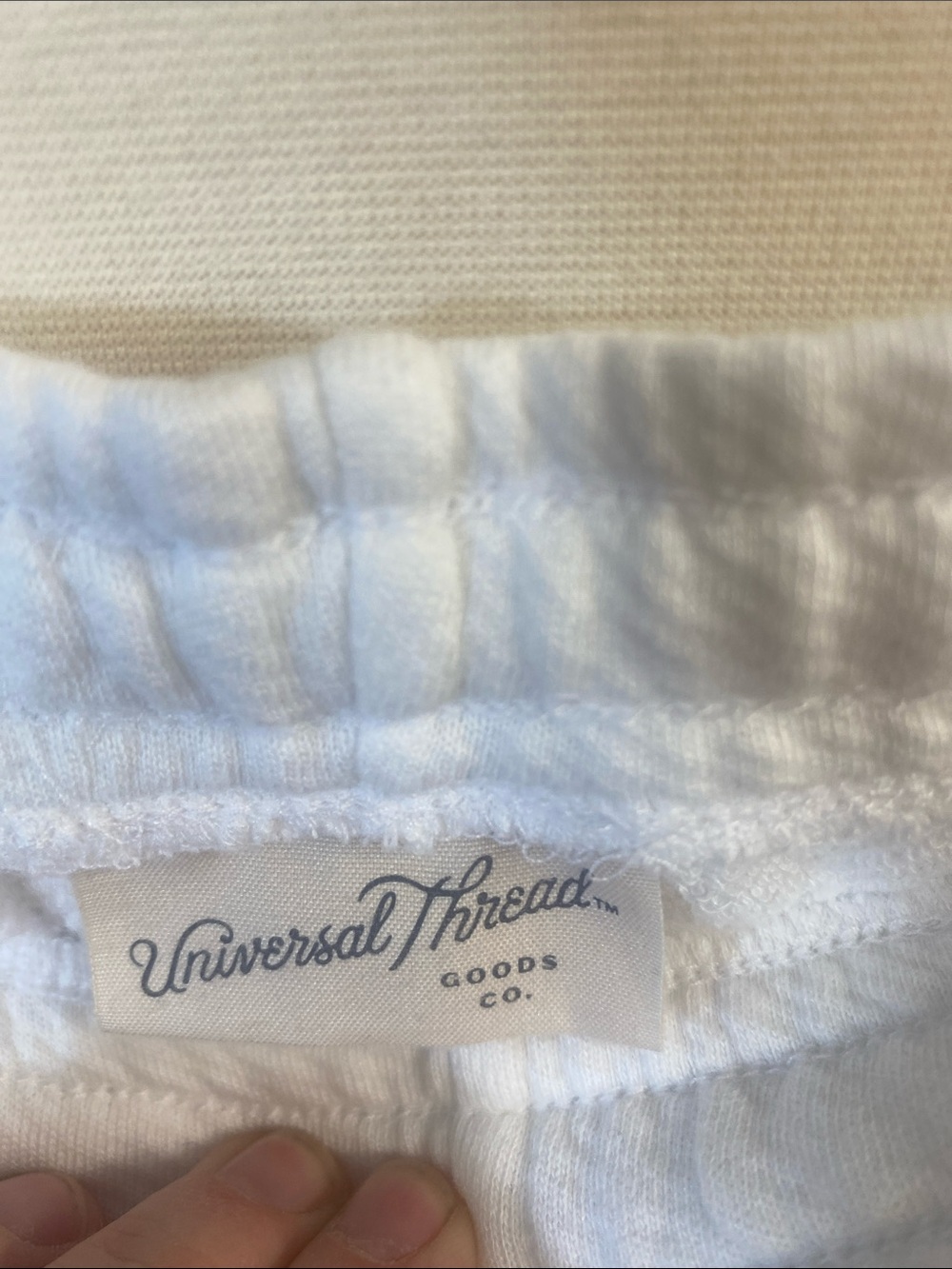 Universal Thread White Drawstring Athletic Shorts - Picture 3 of 7